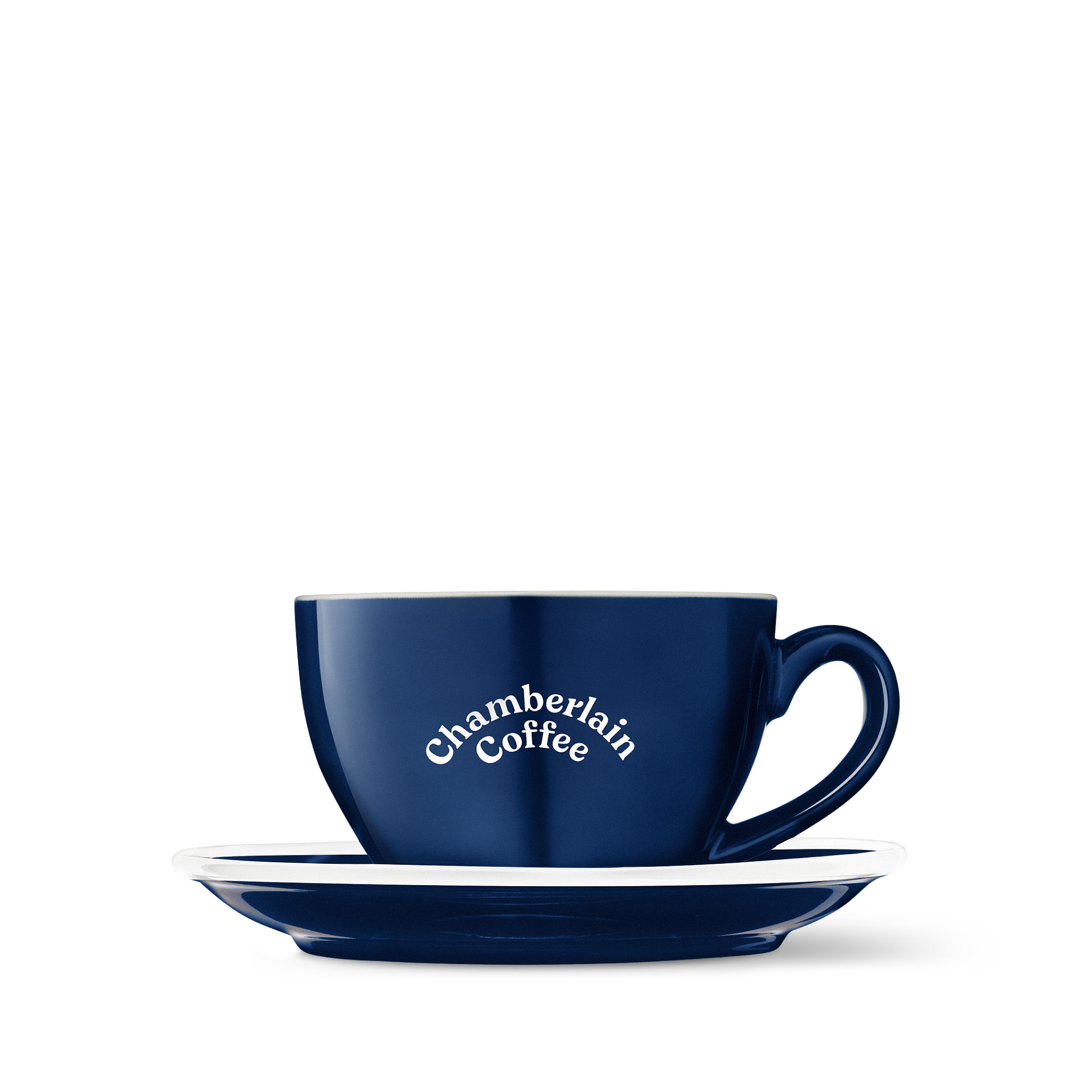 Navy Cup & Saucer Default Title Product Shot Front